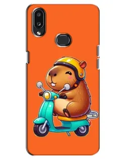 Чехол для Samsung Galaxy A10s (A107) с картинкой «Капибара на скутере» Чехол для Samsung Galaxy A10s (A107) с картинкой «Капибара на скутере»