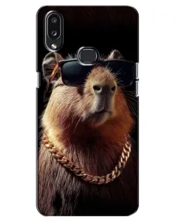 Чехол для Samsung Galaxy A10s (A107) с картинкой «Капибара золотая цепь» Чехол для Samsung Galaxy A10s (A107) с картинкой «Капибара золотая цепь»