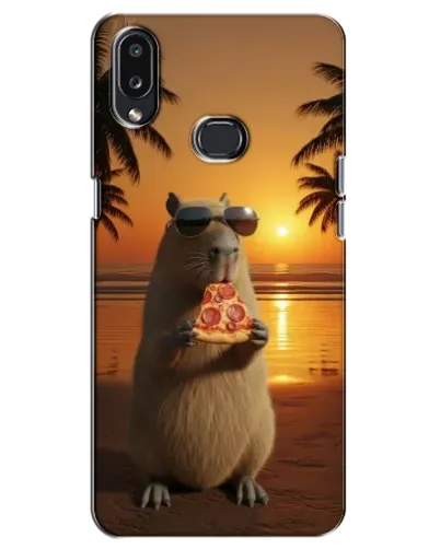 Чехол для Samsung Galaxy A10s (A107) с картинкой «Капибара с пиццей» Чехол для Samsung Galaxy A10s (A107) с картинкой «Капибара с пиццей»