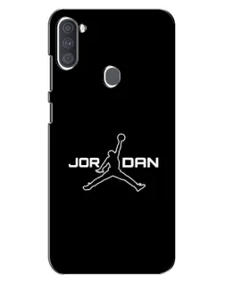 Чехол для Samsung Galaxy A11 (A115) с картинкой «Nike Pink Swirl»
