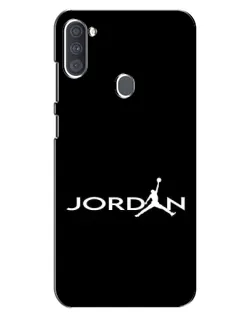 Чехол для Samsung Galaxy A11 (A115) с картинкой «Jordan White Logo» Чехол для Samsung Galaxy A11 (A115) с картинкой «Jordan White Logo»