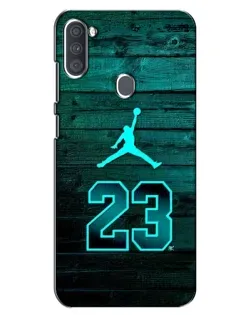 Чехол для Samsung Galaxy A11 (A115) с картинкой «Jordan Cyan 23» Чехол для Samsung Galaxy A11 (A115) с картинкой «Jordan Cyan 23»