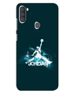 Чехол для Samsung Galaxy A11 (A115) с картинкой «Jordan Blue Fire» Чехол для Samsung Galaxy A11 (A115) с картинкой «Jordan Blue Fire»