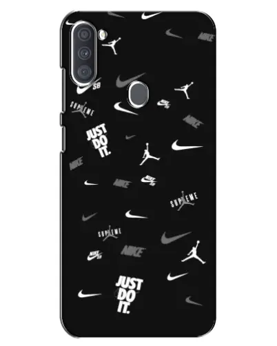 Чехол для Samsung Galaxy A11 (A115) с картинкой «Nike Black Pattern» Чехол для Samsung Galaxy A11 (A115) с картинкой «Nike Black Pattern»