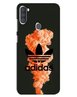 Чехол для Samsung Galaxy A11 (A115) с картинкой «Оранжевый дым Adidas» Чехол для Samsung Galaxy A11 (A115) с картинкой «Оранжевый дым Adidas»