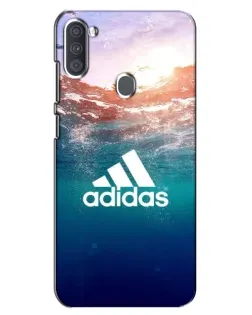 Чехол для Samsung Galaxy A11 (A115) с картинкой «Океанская глубина адидас» Чехол для Samsung Galaxy A11 (A115) с картинкой «Океанская глубина адидас»
