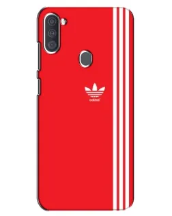 Чехол для Samsung Galaxy A11 (A115) с картинкой «Красный минимализм Adidas» Чехол для Samsung Galaxy A11 (A115) с картинкой «Красный минимализм Adidas»
