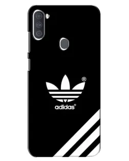 Чехол для Samsung Galaxy A11 (A115) с картинкой «Adidas с диагональными полосами»