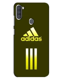 Чехол для Samsung Galaxy A11 (A115) с картинкой «Оливковый градиент Adidas»