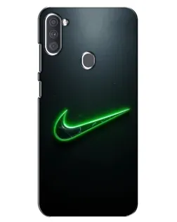 Чехол для Samsung Galaxy A11 (A115) с картинкой «Неоновый контур Nike» Чехол для Samsung Galaxy A11 (A115) с картинкой «Неоновый контур Nike»