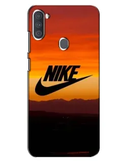 Чехол для Samsung Galaxy A11 (A115) с картинкой «Nike — вечерний горизонт» Чехол для Samsung Galaxy A11 (A115) с картинкой «Nike — вечерний горизонт»