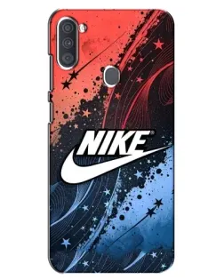 Чехол для Samsung Galaxy A11 (A115) с картинкой «Градиентный принт Найк» Чехол для Samsung Galaxy A11 (A115) с картинкой «Градиентный принт Найк»