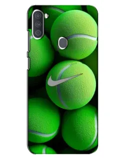Чехол для Samsung Galaxy A11 (A115) с картинкой «Теннисные мячи Найк» Чехол для Samsung Galaxy A11 (A115) с картинкой «Теннисные мячи Найк»