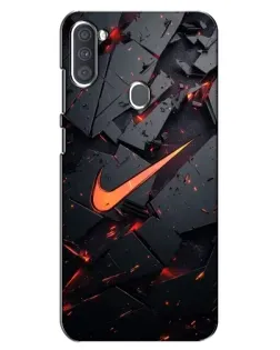 Чехол для Samsung Galaxy A11 (A115) с картинкой «Nike — эффект разломов» Чехол для Samsung Galaxy A11 (A115) с картинкой «Nike — эффект разломов»