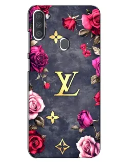 Чехол для Samsung Galaxy A11 (A115) с картинкой «Цветочный Louis Vuitton»