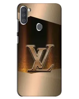 Чехол для Samsung Galaxy A11 (A115) с картинкой «LV — золотое сияние»