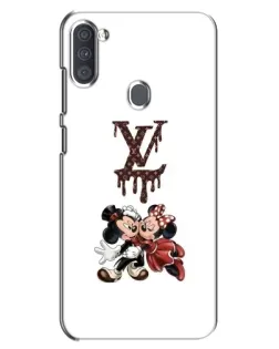 Чехол для Samsung Galaxy A11 (A115) с картинкой «LV и Микки Маус»