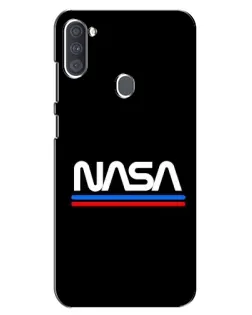 Чехол для Samsung Galaxy A11 (A115) с картинкой «NASA — классика Red Blue» Чехол для Samsung Galaxy A11 (A115) с картинкой «NASA — классика Red Blue»