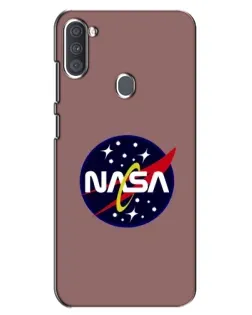 Чехол для Samsung Galaxy A11 (A115) с картинкой «NASA — ретро космос» Чехол для Samsung Galaxy A11 (A115) с картинкой «NASA — ретро космос»