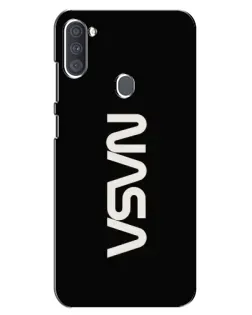 Чехол для Samsung Galaxy A11 (A115) с картинкой «NASA — вертикальный логотип» Чехол для Samsung Galaxy A11 (A115) с картинкой «NASA — вертикальный логотип»