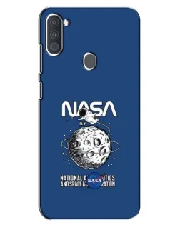 Чехол для Samsung Galaxy A11 (A115) с картинкой «NASA — лунная миссия» Чехол для Samsung Galaxy A11 (A115) с картинкой «NASA — лунная миссия»