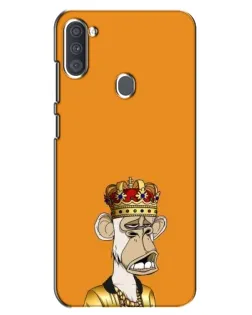 Чехол для Samsung Galaxy A11 (A115) с картинкой «Золотая обезьяна Bored Ape»