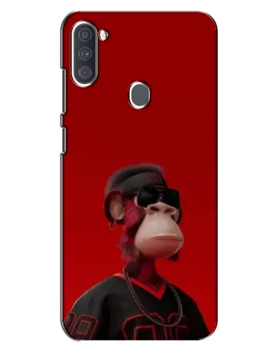 Чехол для Samsung Galaxy A11 (A115) с картинкой «Bored Ape в красном» Чехол для Samsung Galaxy A11 (A115) с картинкой «Bored Ape в красном»