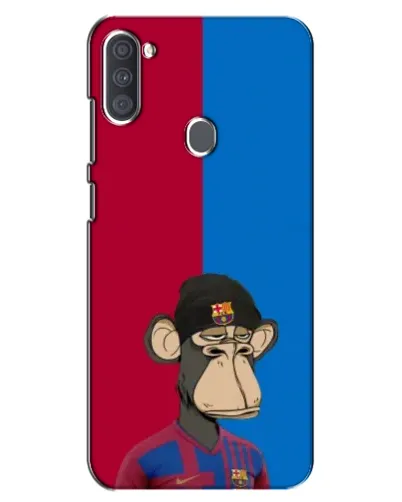 Чехол для Samsung Galaxy A11 (A115) с картинкой «Bored Ape — фанат Барсы» Чехол для Samsung Galaxy A11 (A115) с картинкой «Bored Ape — фанат Барсы»