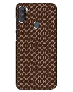 Чехол для Samsung Galaxy A11 (A115) с картинкой «Gucci — шоколадная сетка»
