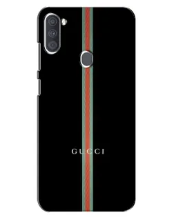 Чехол для Samsung Galaxy A11 (A115) с картинкой «Gucci — строгая линия»