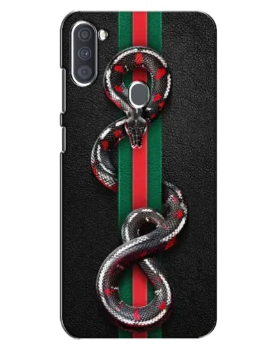 Чехол для Samsung Galaxy A11 (A115) с картинкой «Gucci — змея на полосе» Чехол для Samsung Galaxy A11 (A115) с картинкой «Gucci — змея на полосе»