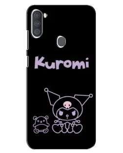Чехол для Samsung Galaxy A11 (A115) с картинкой «Kuromi — черный минимализм» Чехол для Samsung Galaxy A11 (A115) с картинкой «Kuromi — черный минимализм»