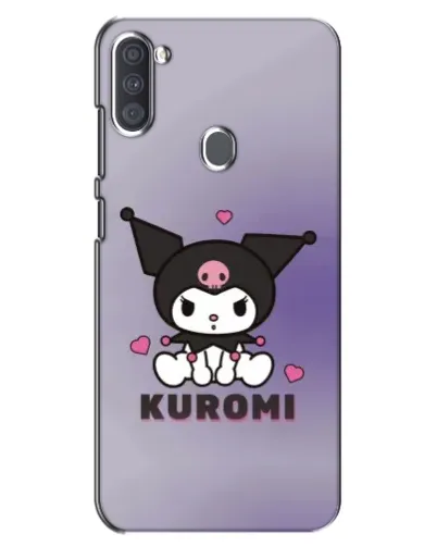 Чехол для Samsung Galaxy A11 (A115) с картинкой «Kuromi — фиолетовый арт»