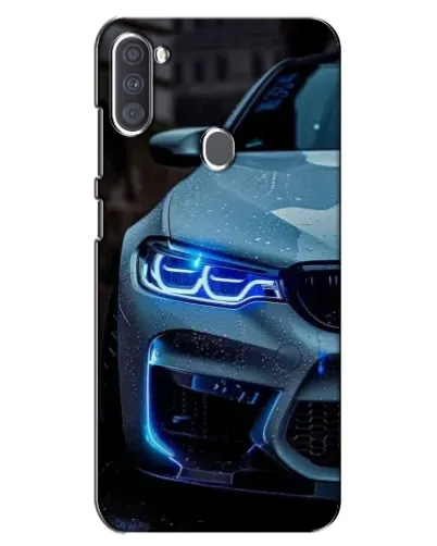 Чехол для Samsung Galaxy A11 (A115) с картинкой «Взгляд BMW с синими фарами» Чехол для Samsung Galaxy A11 (A115) с картинкой «Взгляд BMW с синими фарами»
