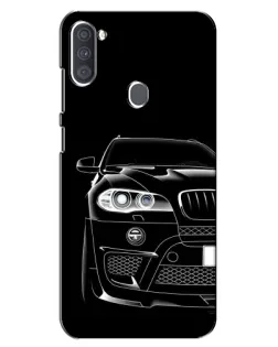 Чехол для Samsung Galaxy A11 (A115) с картинкой «Темный силуэт BMW»