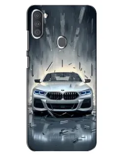 Чехол для Samsung Galaxy A11 (A115) с картинкой «BMW в свете фар»