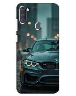 Чехол для Samsung Galaxy A11 (A115) с картинкой «BMW в огнях города»