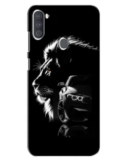 Чехол для Samsung Galaxy A11 (A115) с картинкой «BMW и лев»