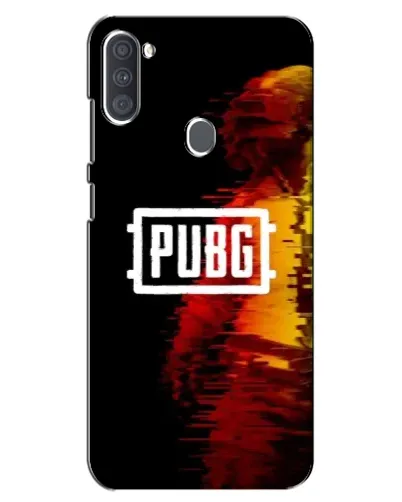 Чехол для Samsung Galaxy A11 (A115) с картинкой «Яркий логотип PUBG»