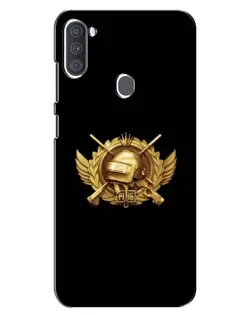 Чехол для Samsung Galaxy A11 (A115) с картинкой «PUBG — оранжевый градиент»