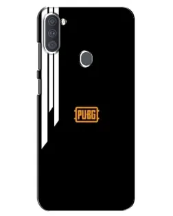 Чехол для Samsung Galaxy A11 (A115) с картинкой «PUBG — вертикальные линии»