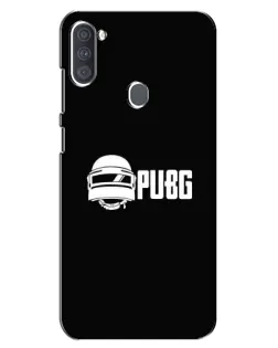 Чехол для Samsung Galaxy A11 (A115) с картинкой «PUBG — классический лого»