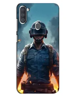 Чехол для Samsung Galaxy A11 (A115) с картинкой «PUBG — реалистичный герой»