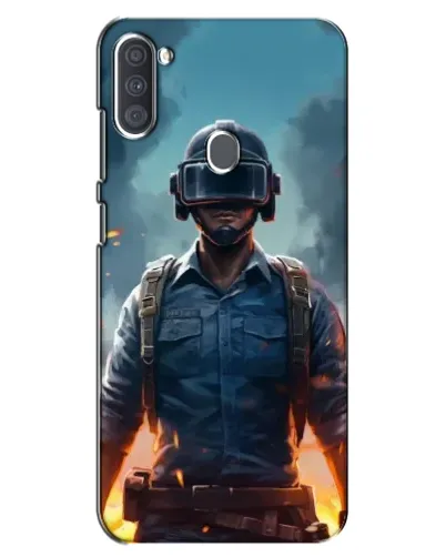 Чехол для Samsung Galaxy A11 (A115) с картинкой «PUBG — реалистичный герой»