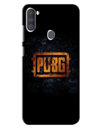 Чехол для Samsung Galaxy A11 (A115) с картинкой «PUBG — золотой логотип»