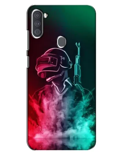 Чехол для Samsung Galaxy A11 (A115) с картинкой «PUBG — огненный воин»