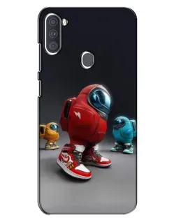 Чехол для Samsung Galaxy A11 (A115) с картинкой «Among Us — 3D стиль»