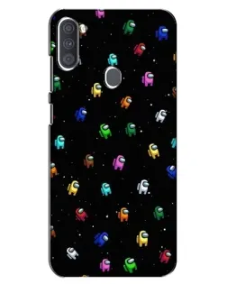 Чехол для Samsung Galaxy A11 (A115) с картинкой «Экипаж Among Us»
