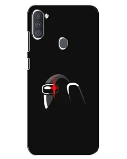 Чехол для Samsung Galaxy A11 (A115) с картинкой «Among Us шлем»