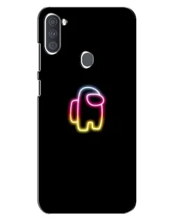 Чехол для Samsung Galaxy A11 (A115) с картинкой «Among Us градиент»